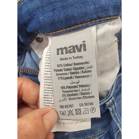 Mavi Jeans Zach Straight Leg Mens 32x31 Blue Denim Stretch Classic Wash Casual - Picture 11 of 14